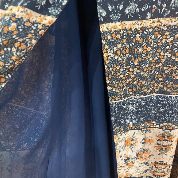 Tularosa x Revolve Women Floral Maxi Dress Size S Lined Smocked Cottagecore Boho - Picture 6 of 9